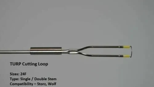 Resectoscope Loop Monopolar SINGLE STEM Cutting Electrode 24Fr 5 Pc