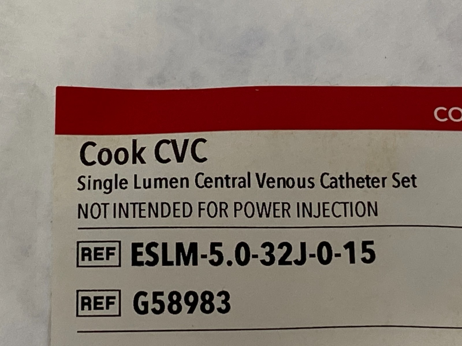 Cook CVC Set G58983 Exp.2027-04 (*CC32*)