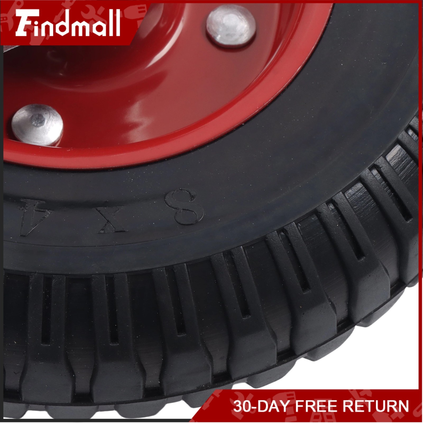 Findmall For Chain Link Fence 1-5/8-2In Diameter 8″ Caster Wheel Gate 400Lbs