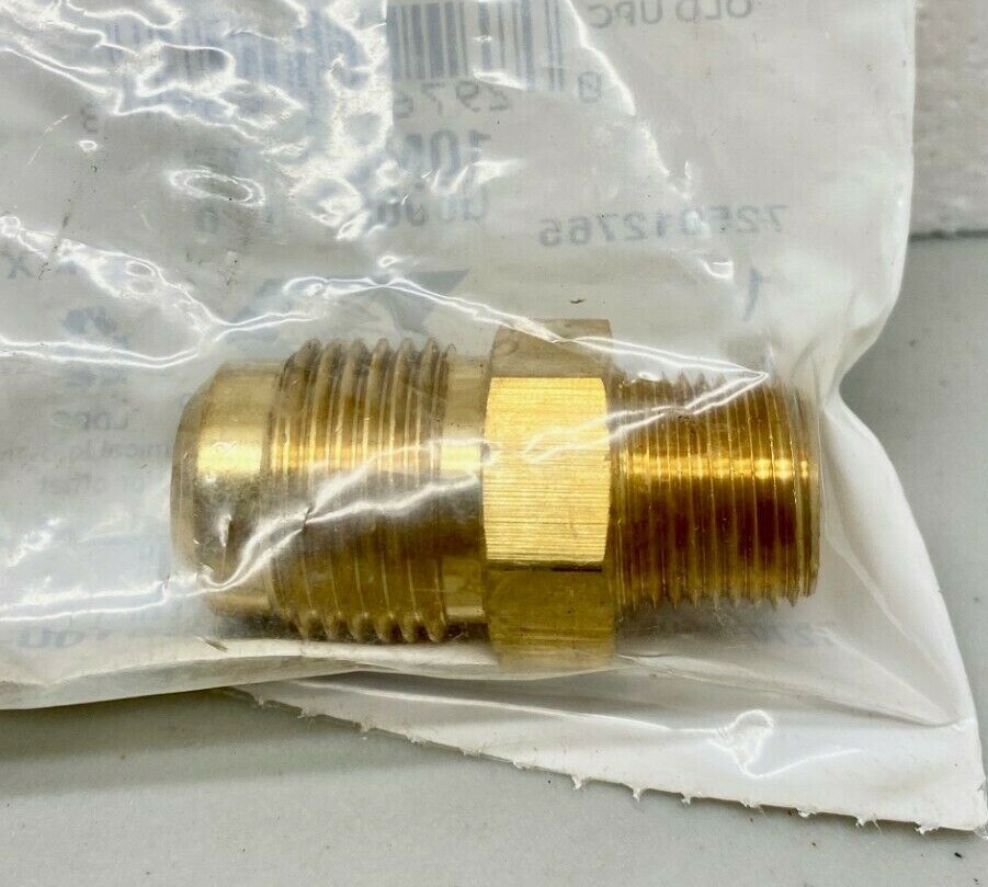 Gates G60650-1006 / 10MS-6MP 5/8″ Brass Male SAE 45° Flare to Male Pipe Adapter
