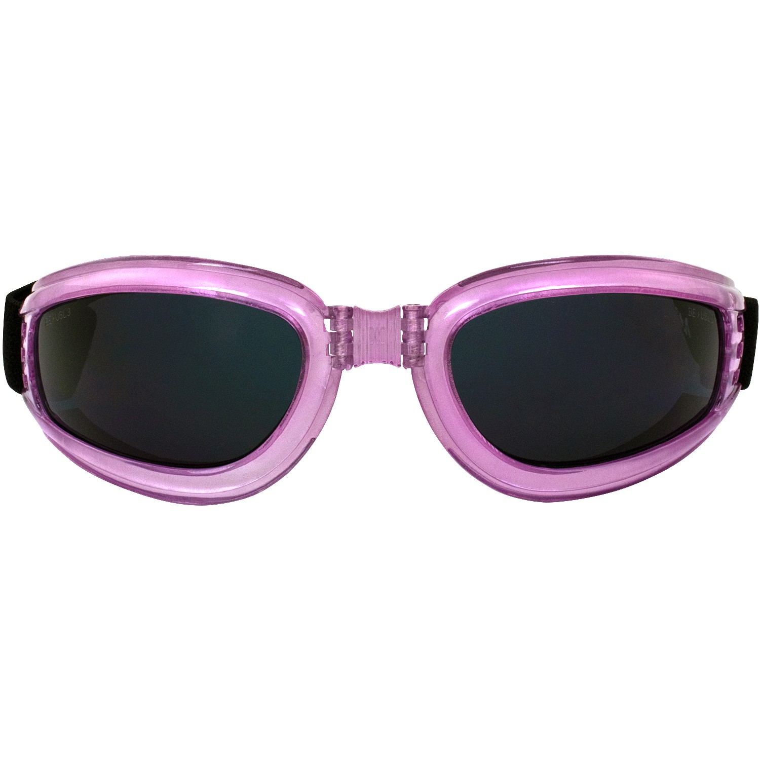 2 Birdz Cardinal Women’s Pink Motorcycle Goggles Super Dark + Clear Lenses