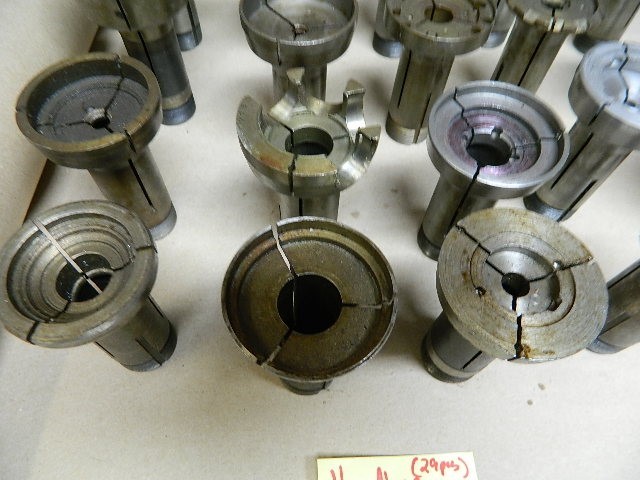 Hardinge 5C STEP Collets 2″ 5DS assortment Emergency Collets 29 Pieces LOT # 8