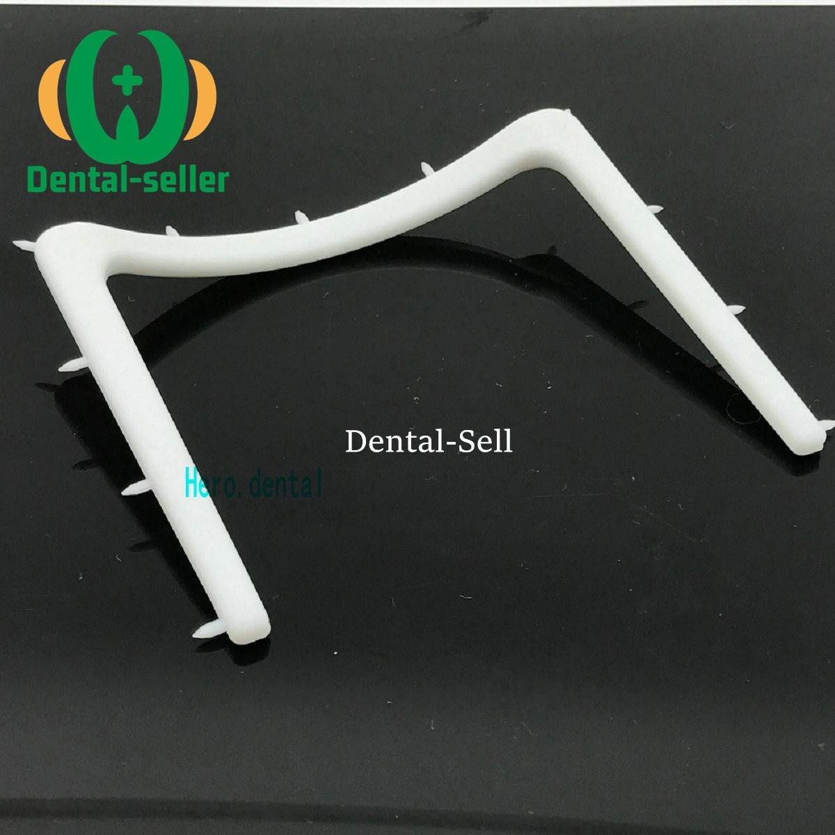 5Pc Dental Autoclavable Plastic Rubber Dam Frame Holder U Shape Instrument White