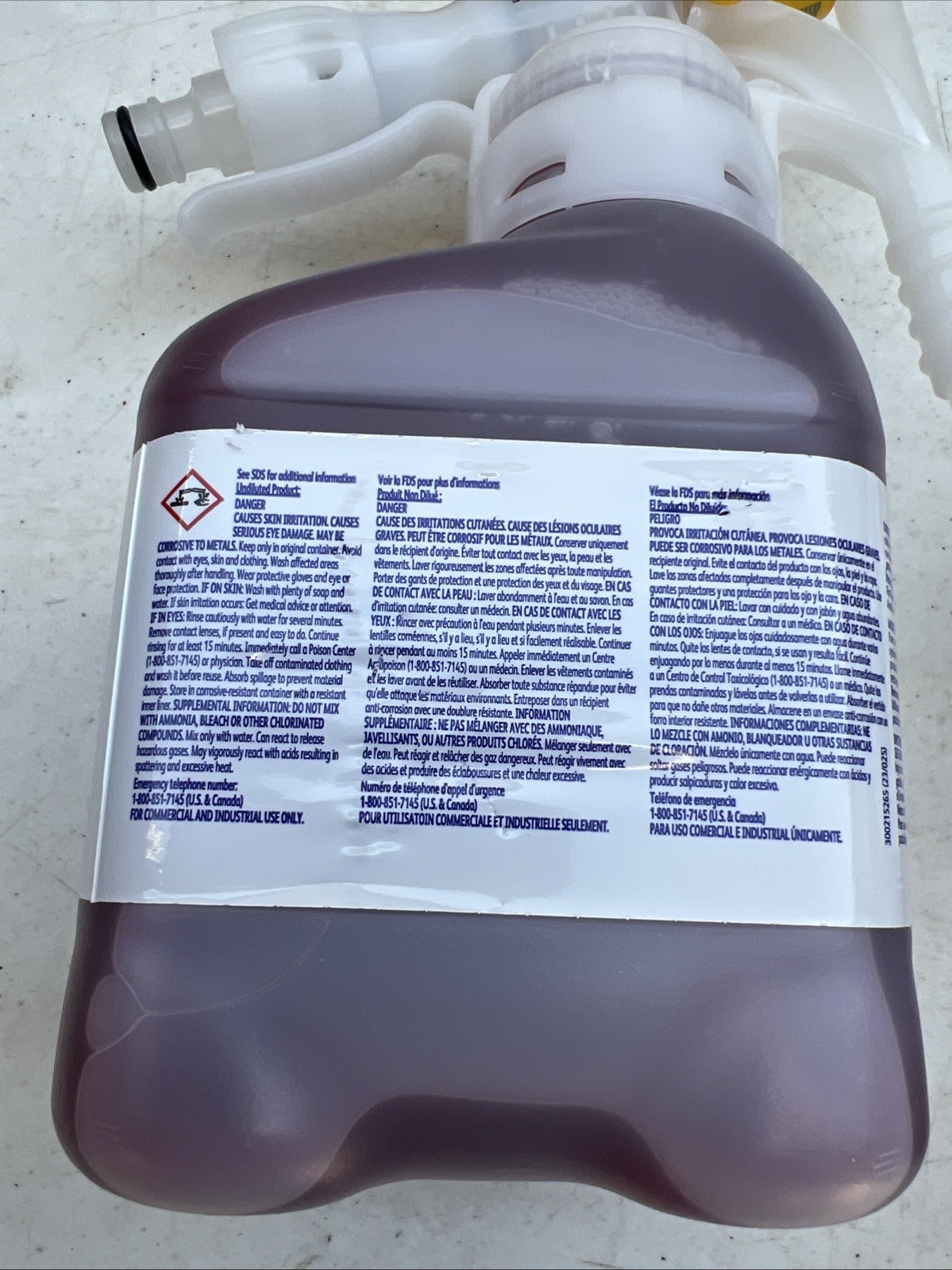 2 BottleS Diversey 95891201 Spitfire SC RTD 21 Power Cleaner 1.5L EACH