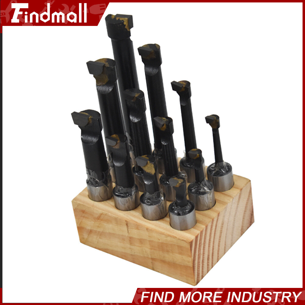 12 Pack 5/8″ Boring Bar Set Carbide Tipped Bars 5/8″ Shank Lathe Tool New