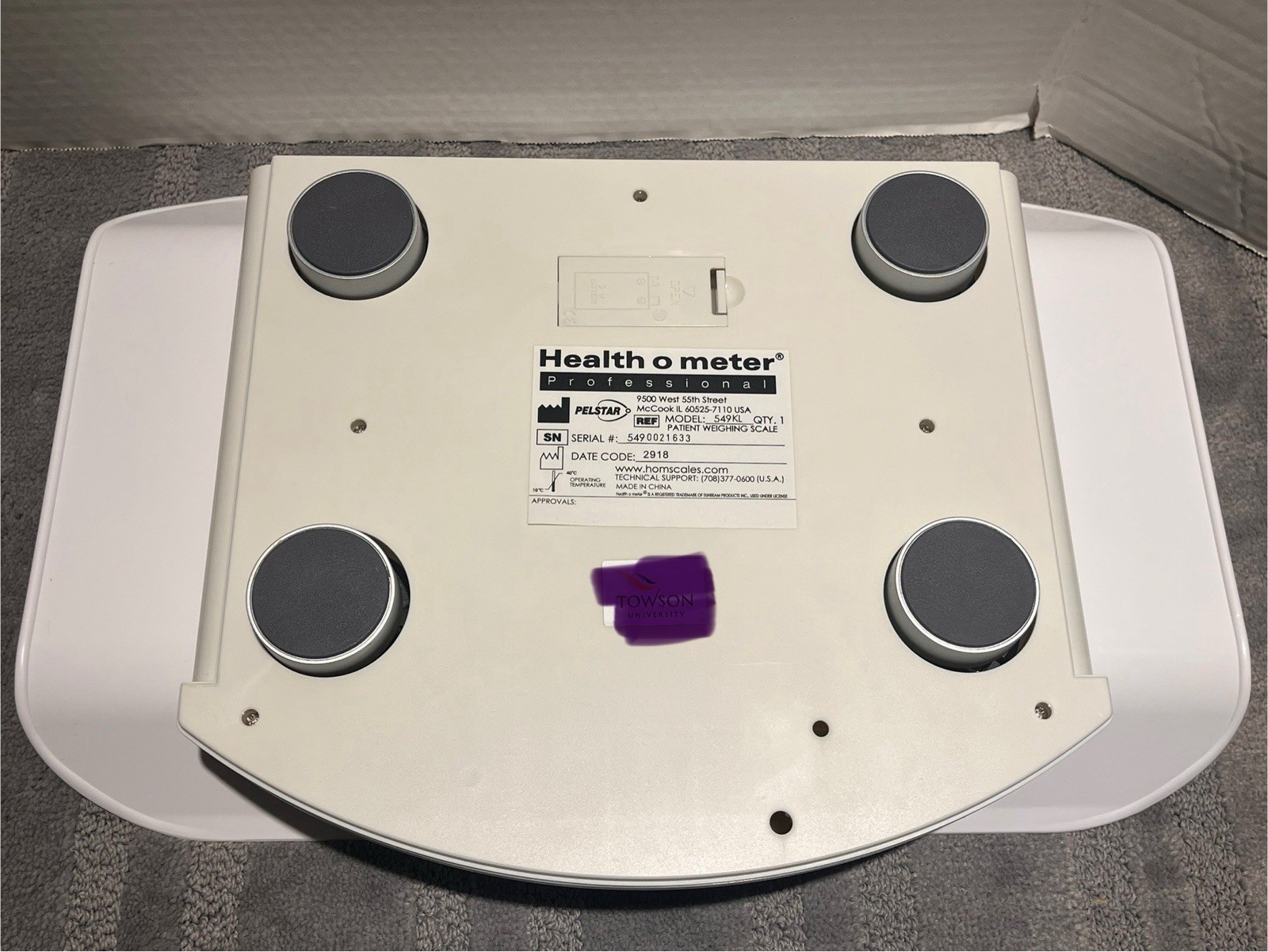 Health o meter 549KL Digital Pediatric Tray Scale, Digital Baby Scale