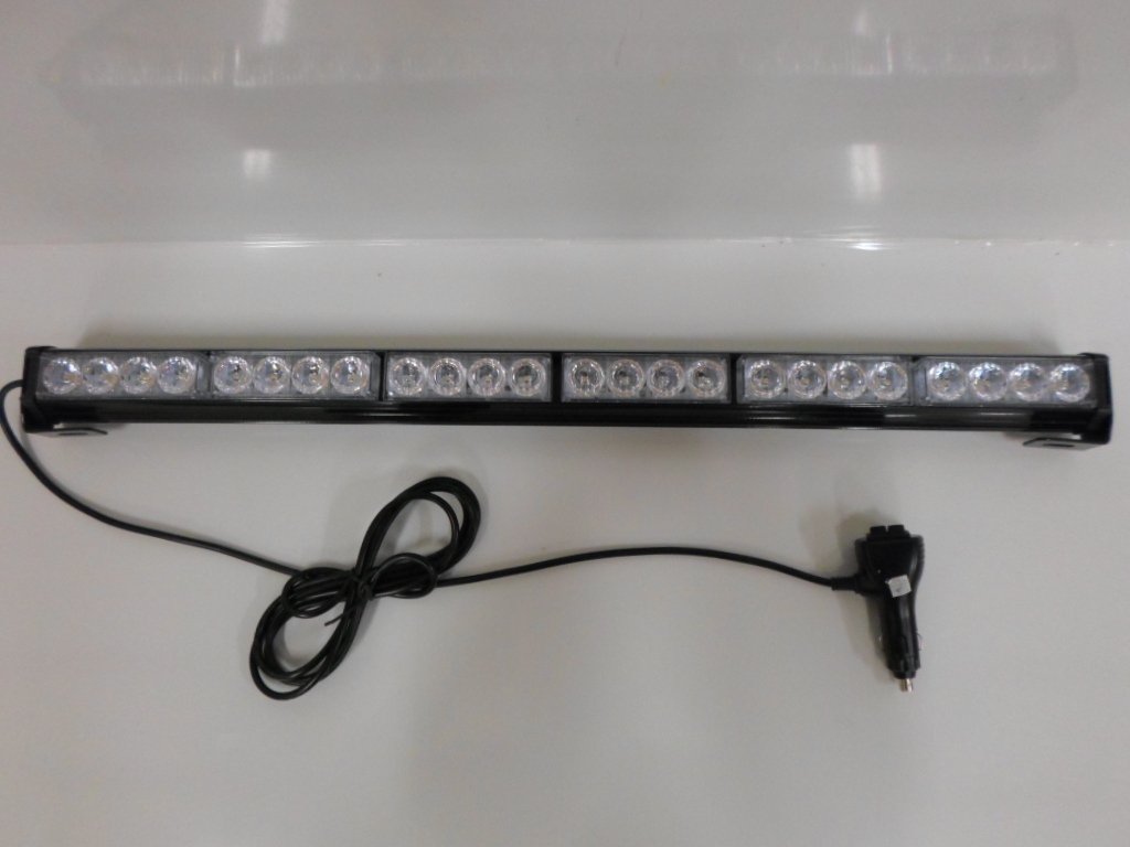 New 27″ 24 LED Red Traffic Advisor Stick Bar Emergency Light Warning Strobe