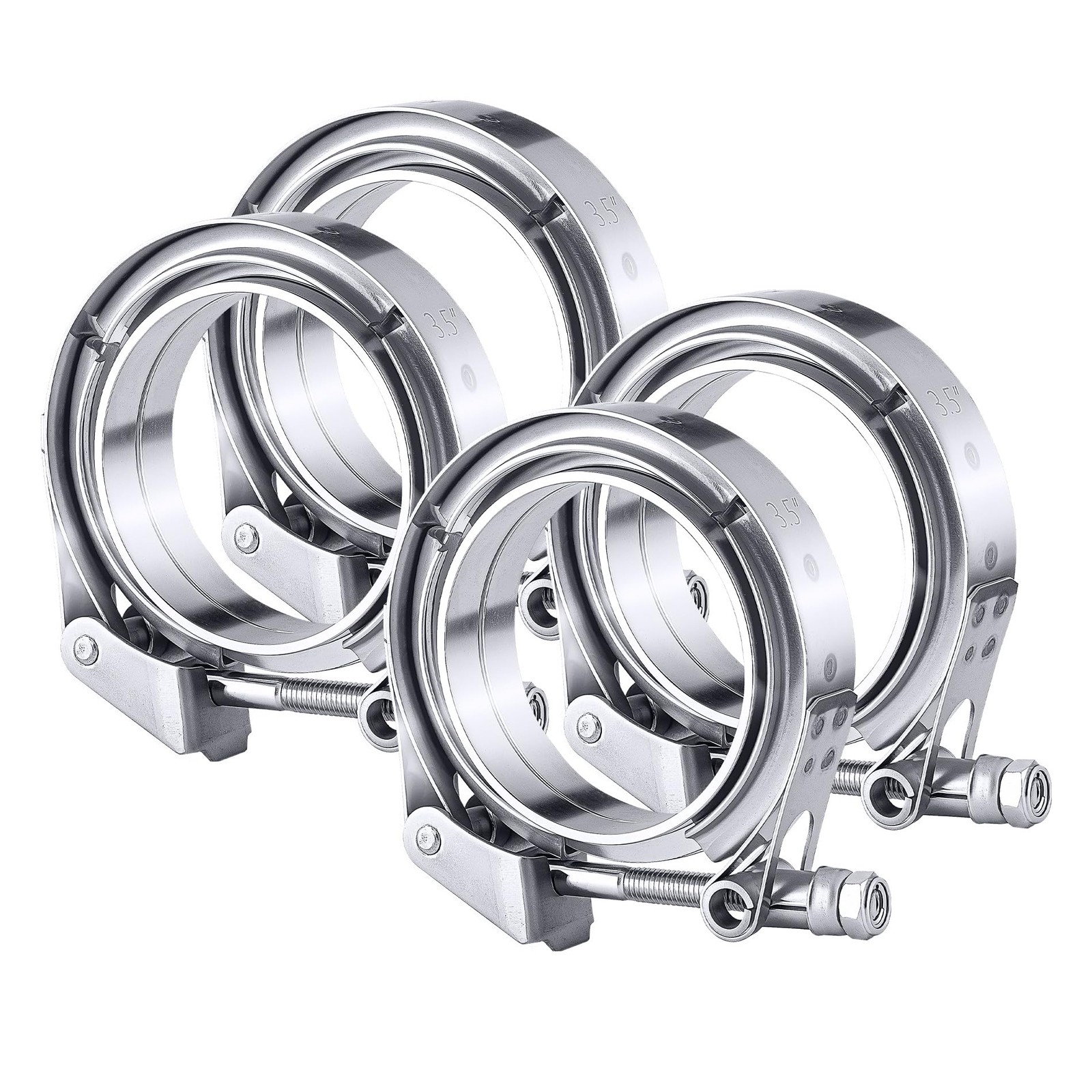 V Band Clamp Quick Release Stainless Steel with Flange Male Female Mild Steel…