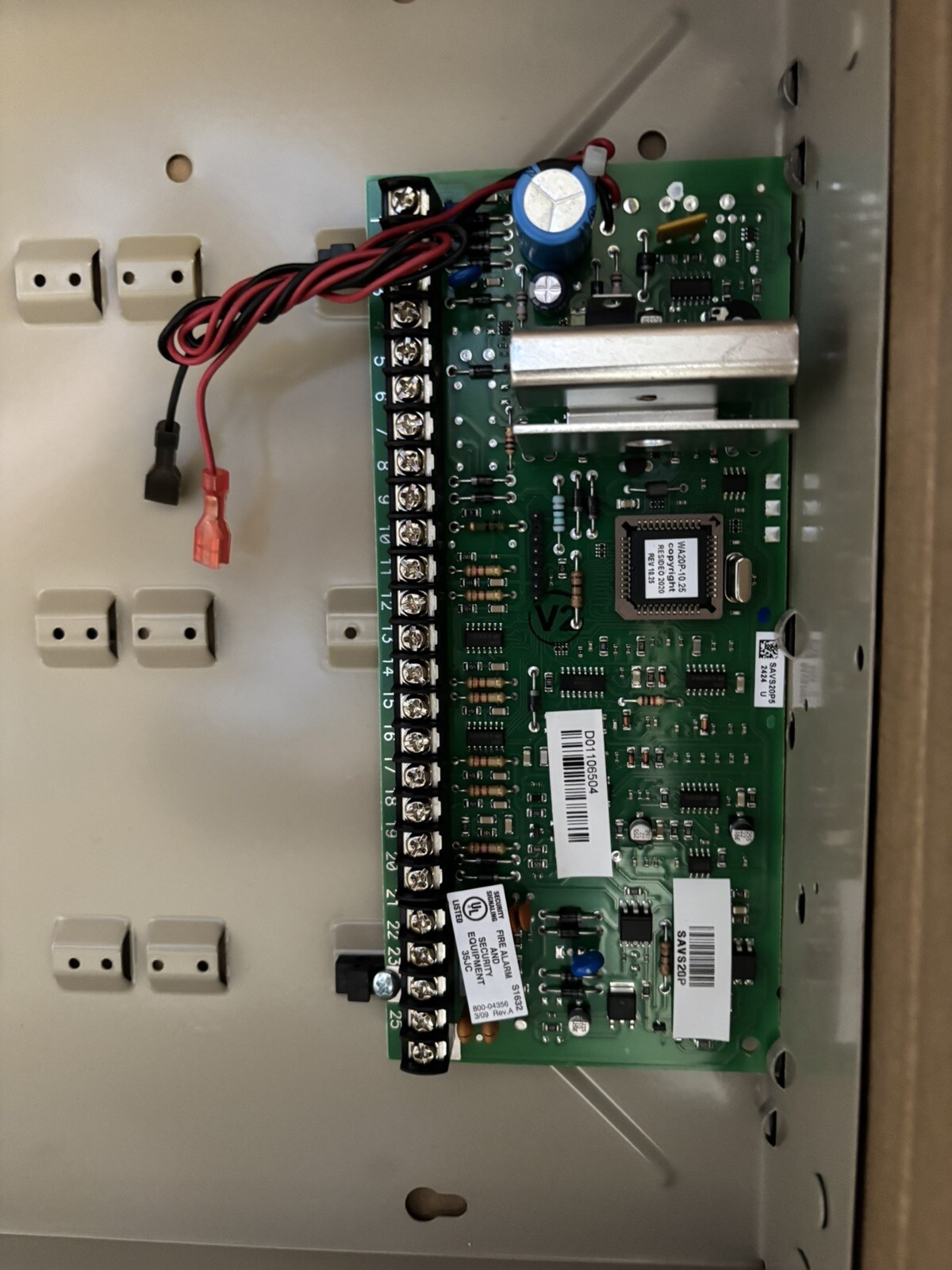 Honeywell VISTA-20P Ademco Control Panel
