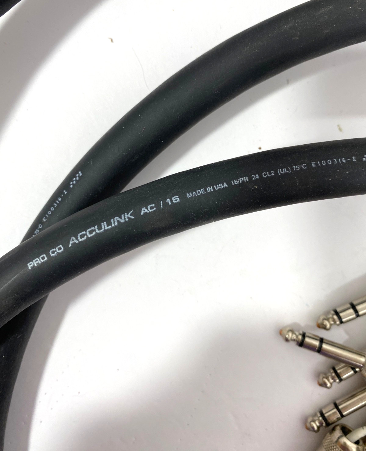 ADAT Cable ELCO/EDAC Connector 8 1/4″ TS In and 8 Out Audio Snake Cable 15ft