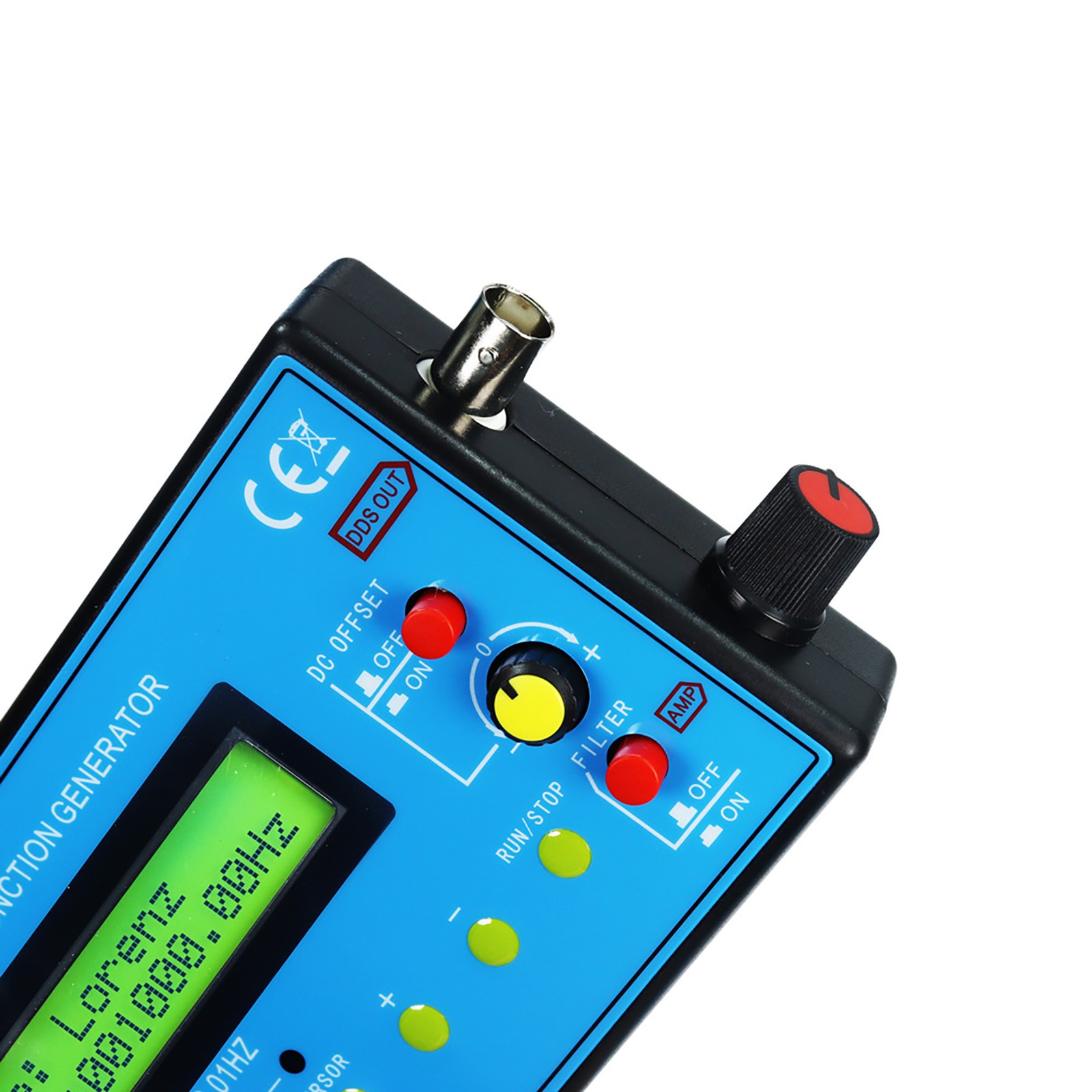 0.01Hz-500kHz DDS Signal Generator LCD Display Sine Square Pulse Wave Output