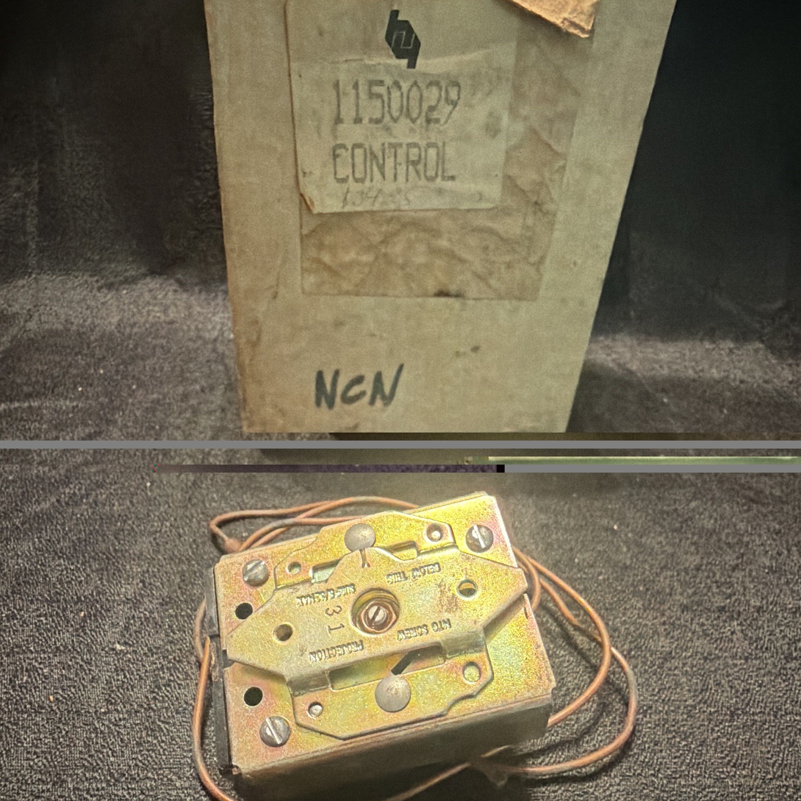 CONTROL Analog Mechanical Thermostat Heat-Off Non-Programmable Gold 1150029