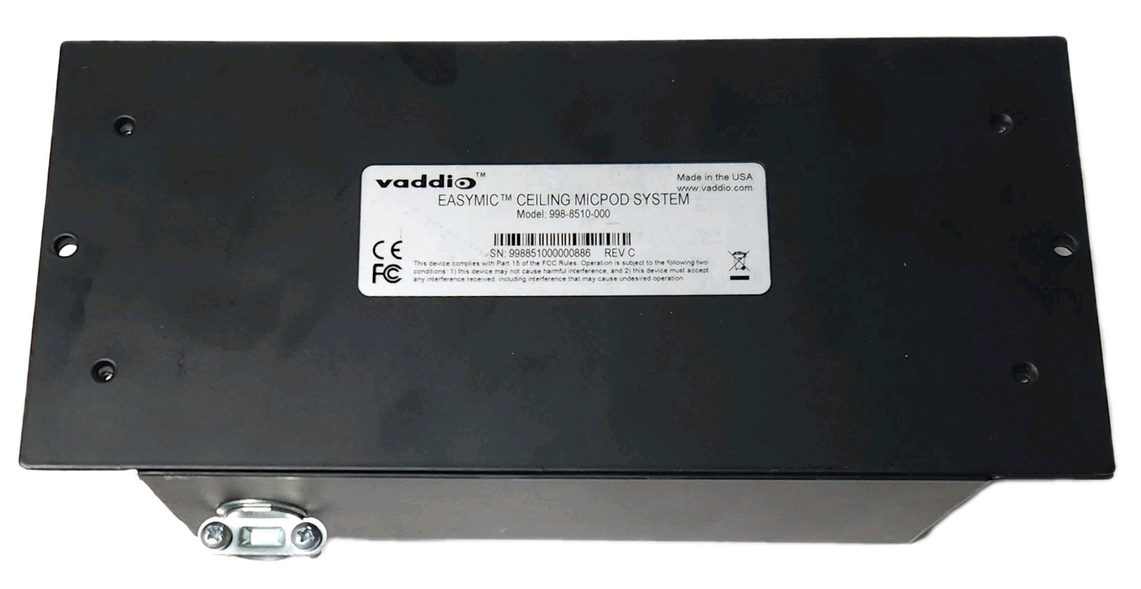 VADDIO 998 8510 000 EASYMIC CIELING MICPOD SYSTEM CONTRO MODULE