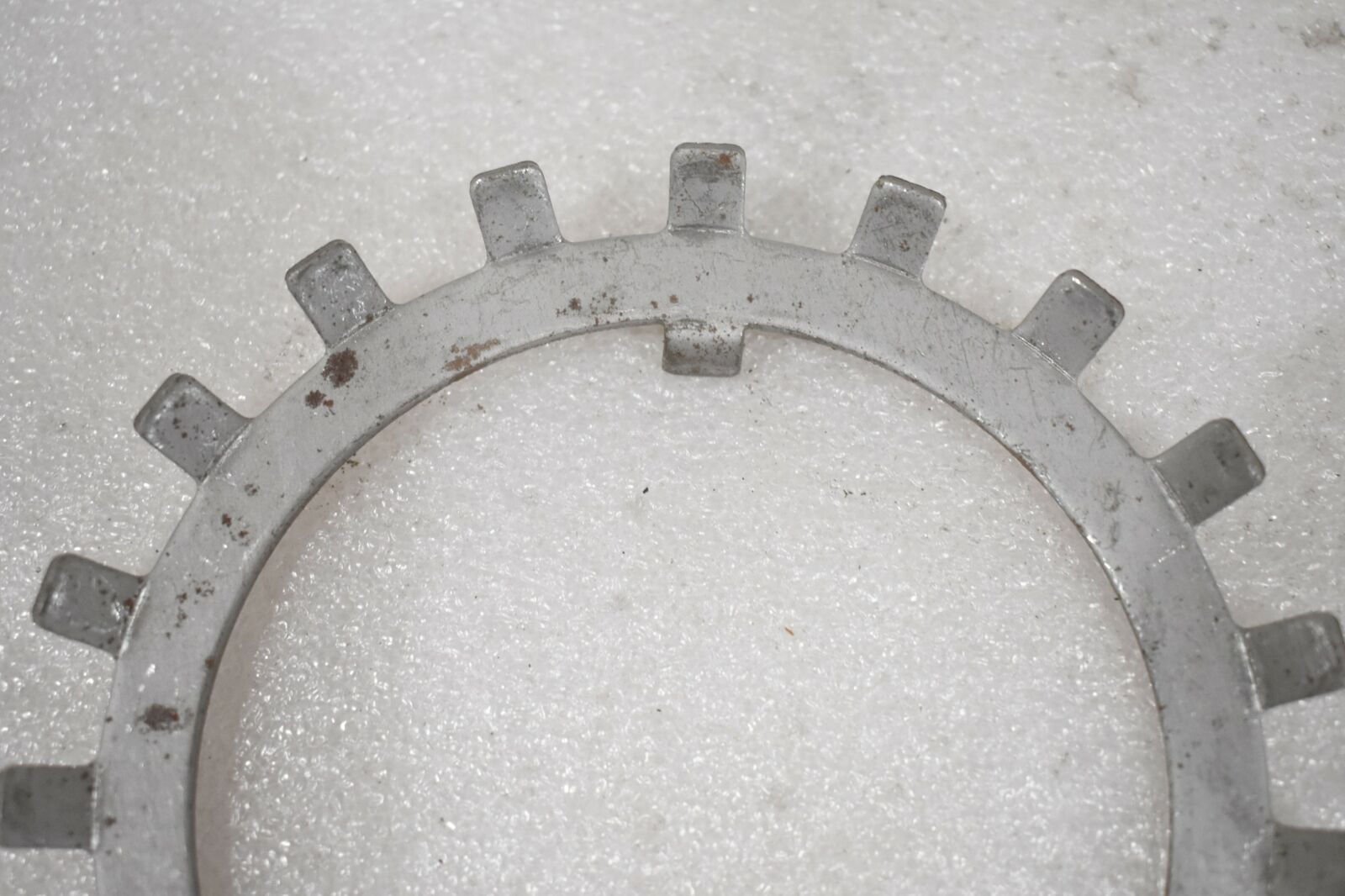 W-19 BEARING LOCK WASHER – 3.800″ ID, 5.219″ OD, 0.084″ THICK ( LOT OF 3 )