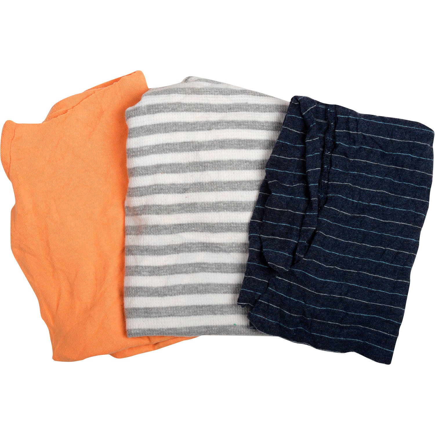 Global Industrial 50 Lb. Box Recycled Cut Rags Mixed Colors
