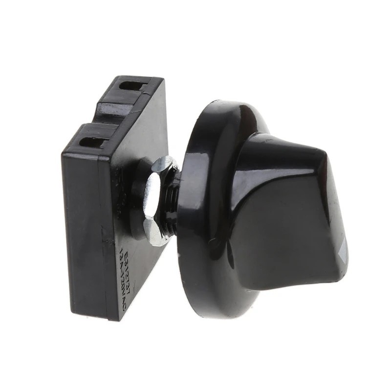 4 Position 3 Speed Fan Switch Rotary Controller with Knob 13A 250V