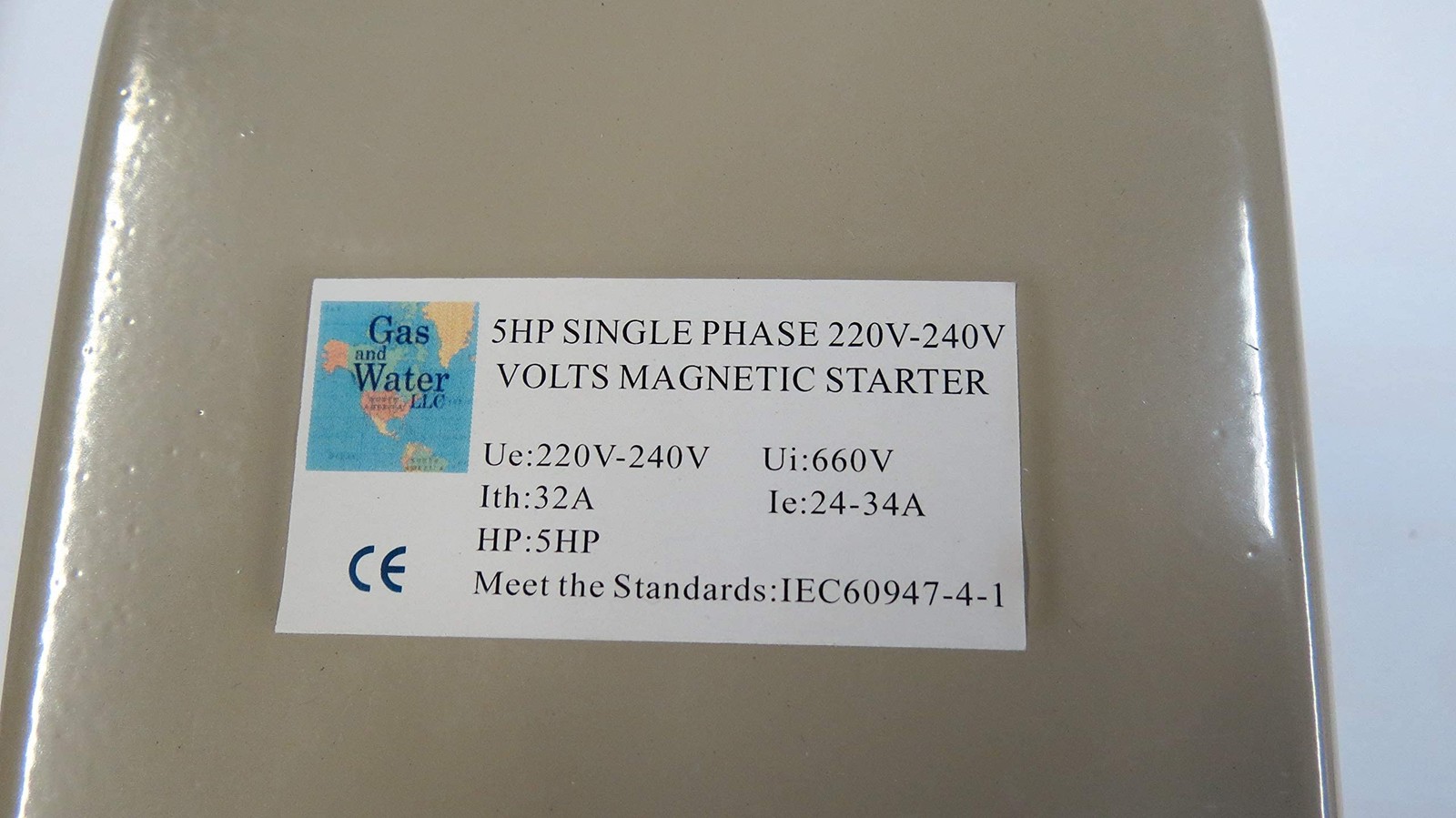 Magnetic Electric Motor Starter Control 5 Hp Single Phase 220/240v 22-34a wit…