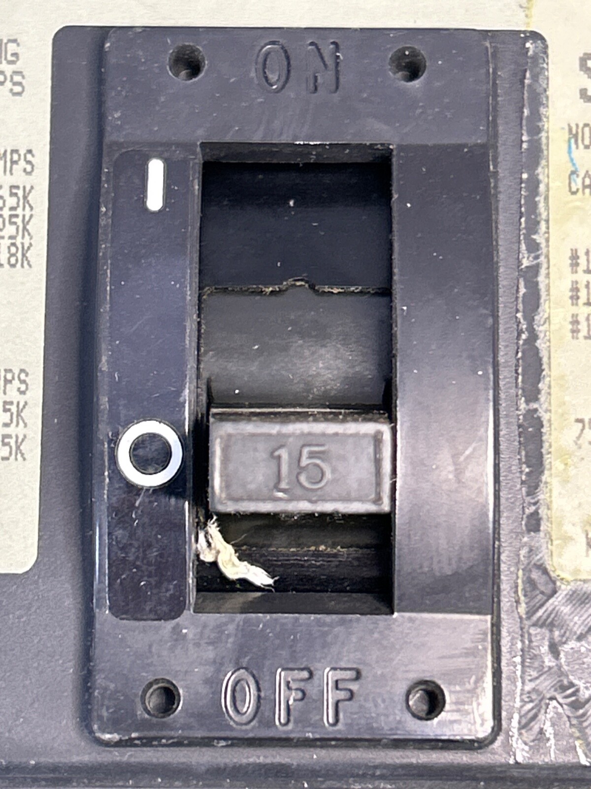 Square D FH36015 15A 600V 3PH 250VDC Circuit Breaker Series 2