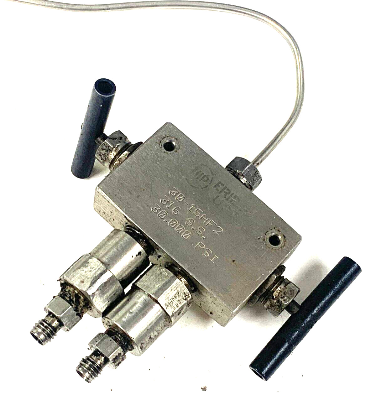 HIP THREE 3 WAY 2 STEM CONNECTION VALVES 30,000 PSI