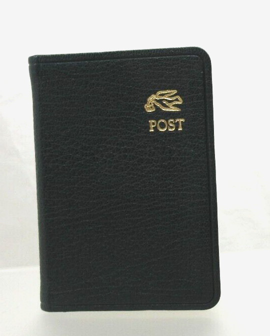 Post Miniatures Mini Notebook Leather Cover 160 Lined Pages DARK GREEN