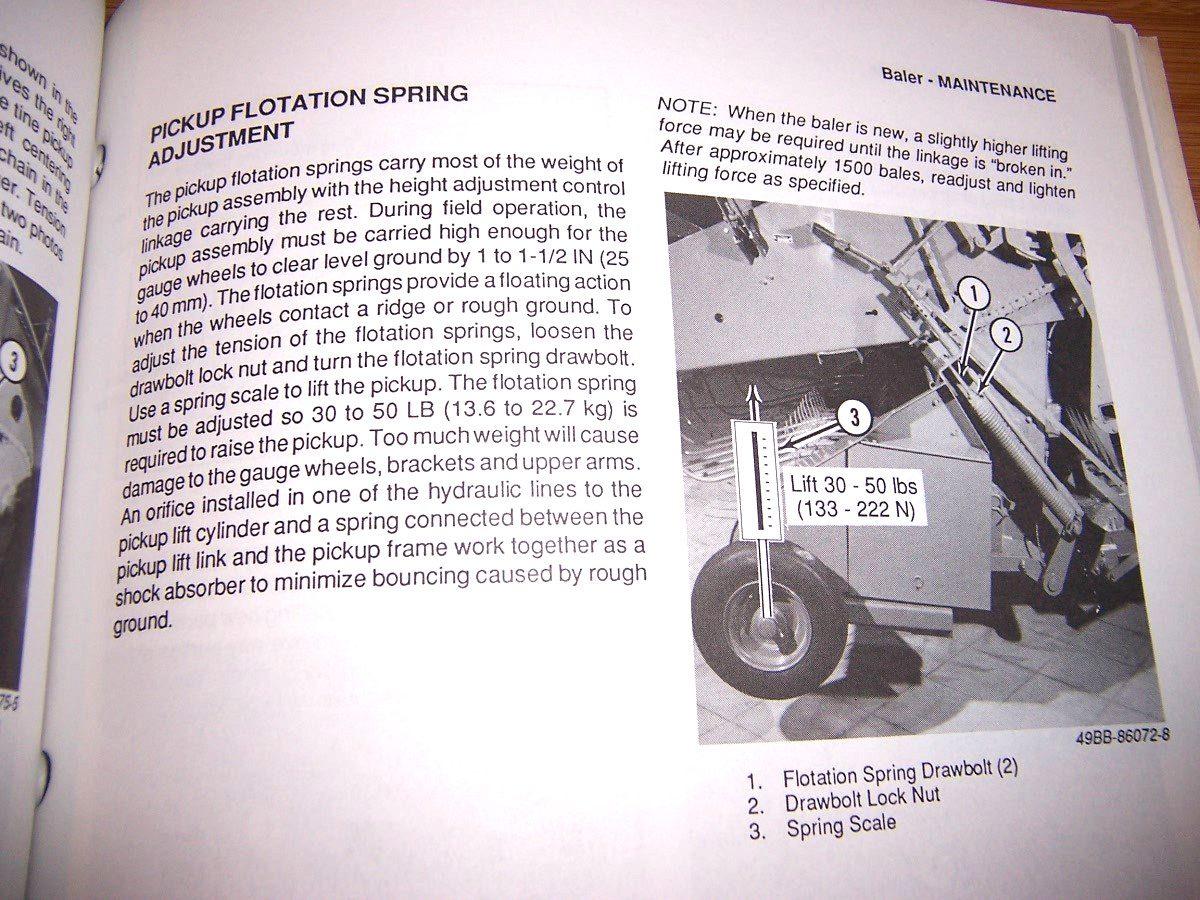 Case IH 8580 Rectangular Baler & Accumulator OPERATORS Manual, Very Clean