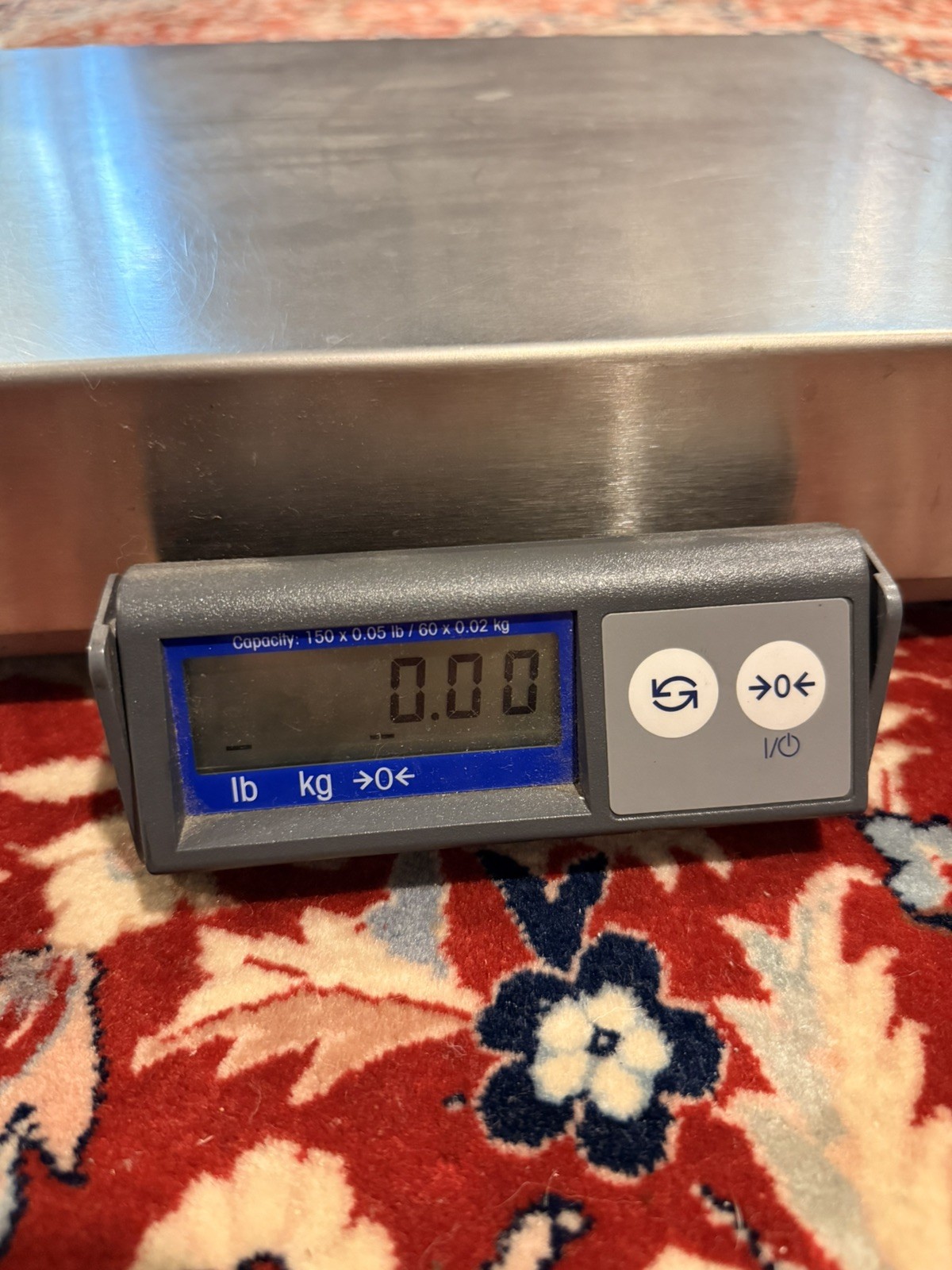 Mettler Toledo PS60 Shipping Scale 150lb Capacity USB RS232 w/ AC Power Adapter