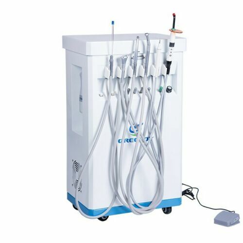Dental Cart Delivery Unit GU-P209&Air Compressor Curing light Scaler 4H US STOCK