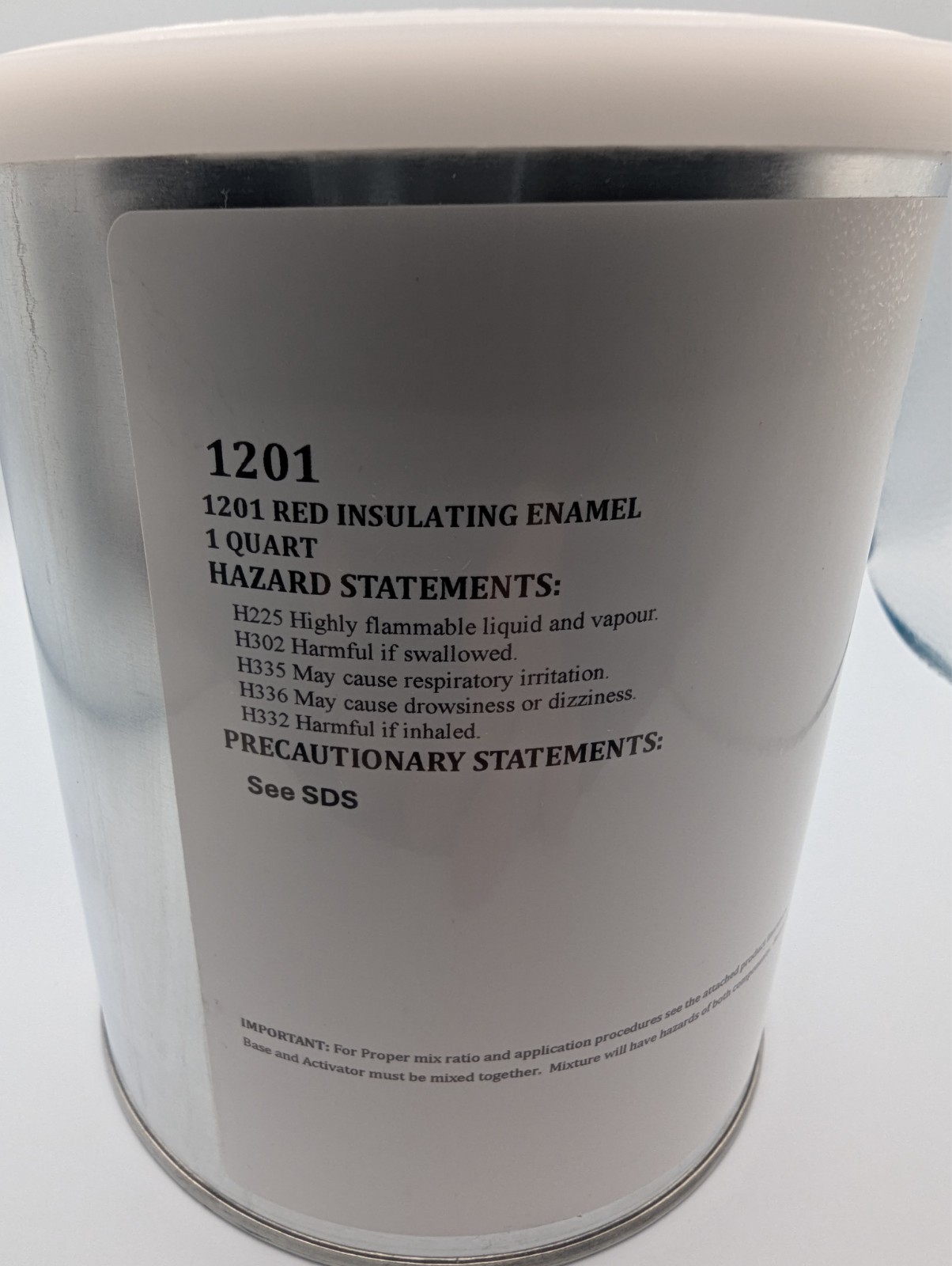 NEW Glyptal 1201 Red Insulating Enamel. 1 Quart Can. EXP 03/2028