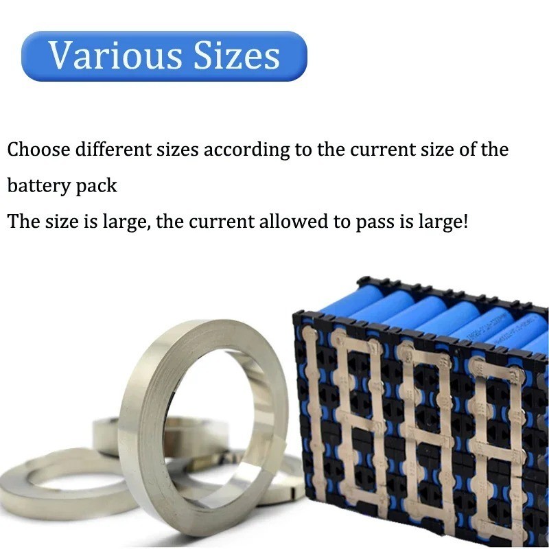 1–10m Nickel Strip 1P-4P for 18650 Battery Spot Welding Pack Belt