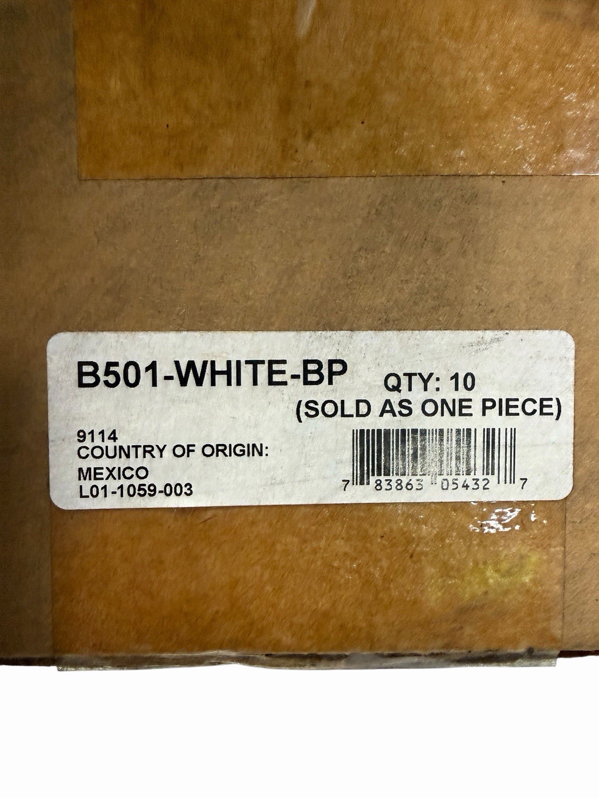B501-WHITE-BP System Sensor, 10-Pack, Flangeless Intelligent Plug-In Base NEW