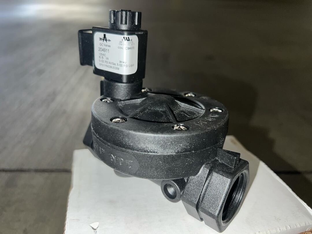 Axeon GC series solenoid valve Kit 3/4” FNPT ,110v,W/O DIN & 3 Meter Cord-x4