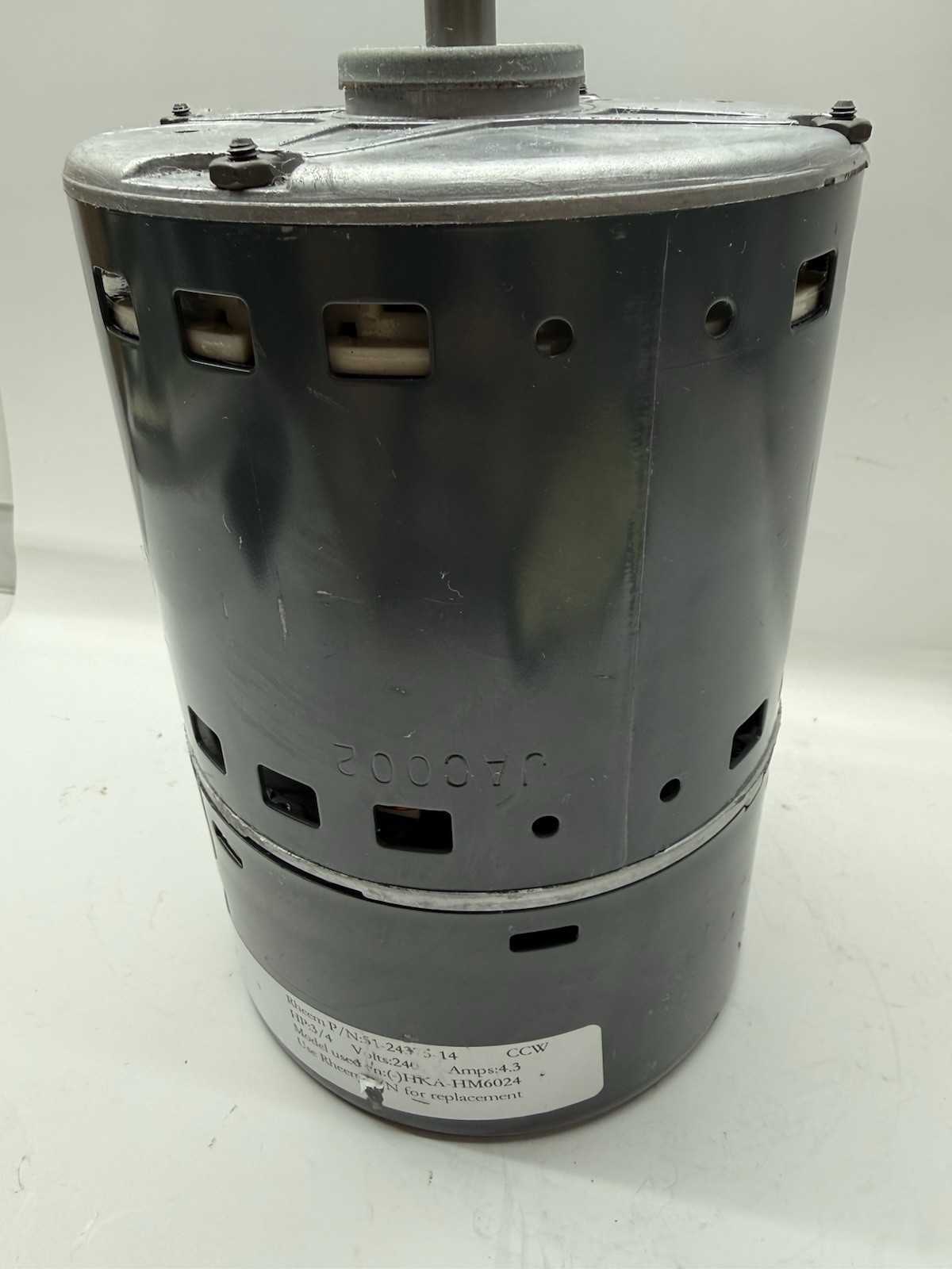 GE Genteq ECM 5SME39SL0615 3/4HP Blower Motor 51-24375-14 CCW DG02 51-24375-00