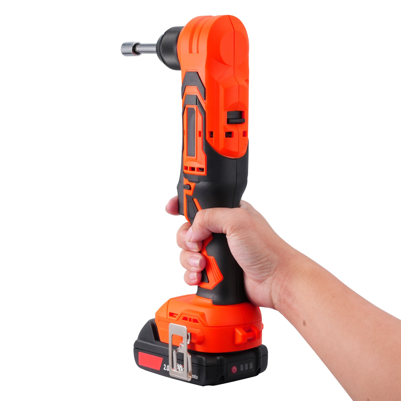 Uimoso Cordless 90-Degree Right Angle Drill with 3/8 Inch Chuck