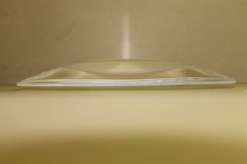Double convex lens, huge magnifying glass, 12.4″, 315mm OD, Small imperfections
