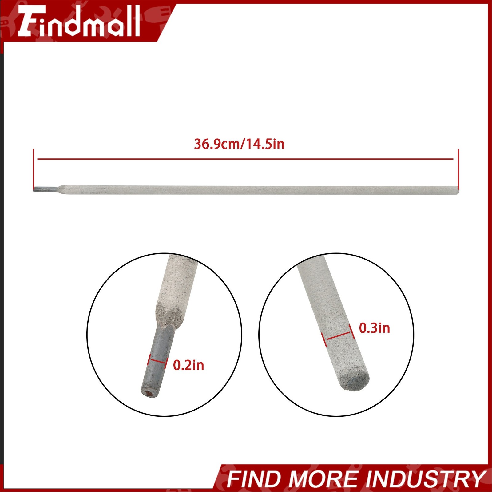 Findmall E7018 Welding Rods 3/16″ x 14″ 5 LBS Carbon Steel Stick Electrodes