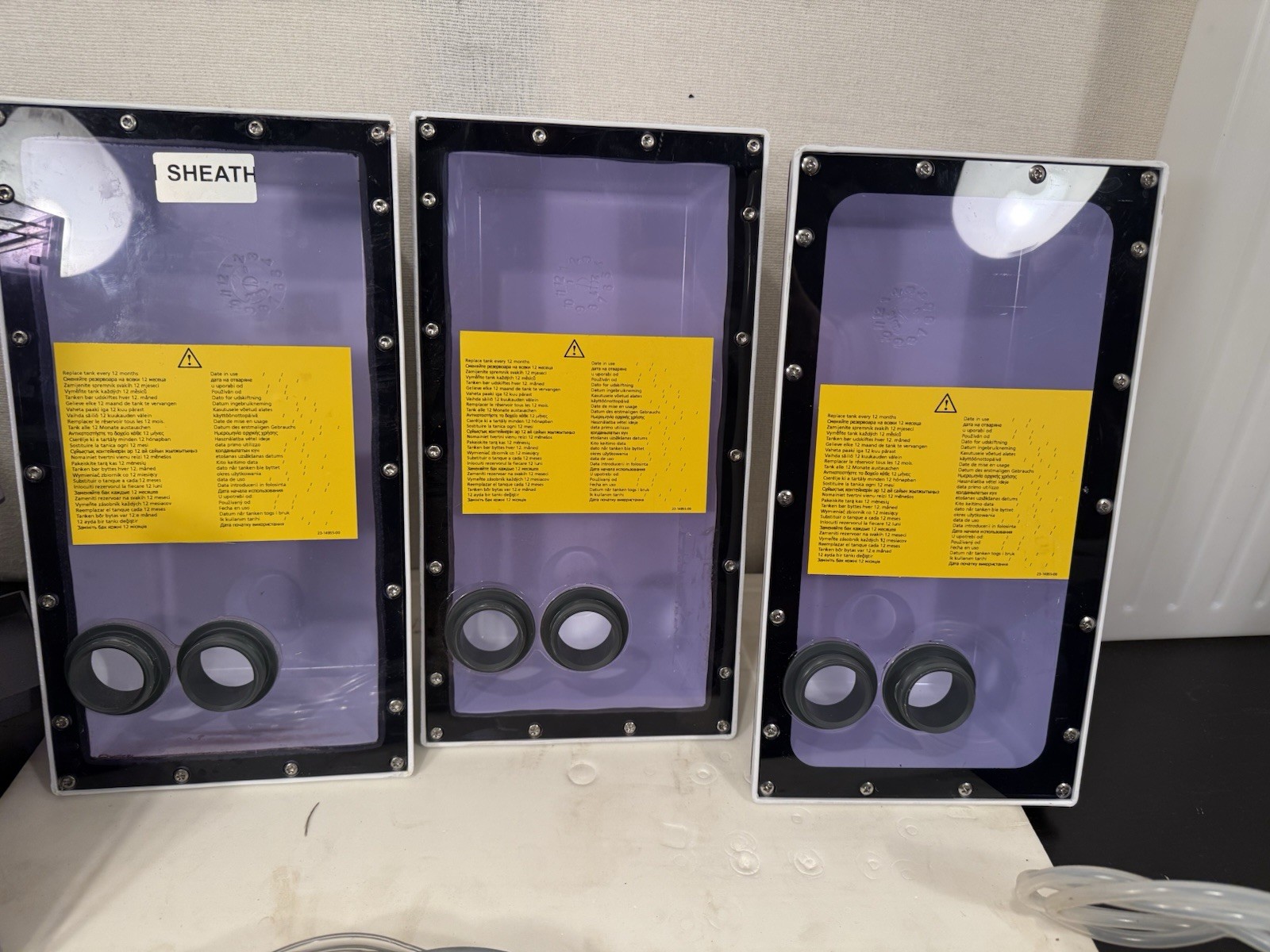 Becton Dickinson 348871 LSRFORTESSA Cell Analysis 3P SHEATH Lab Accessories Lot