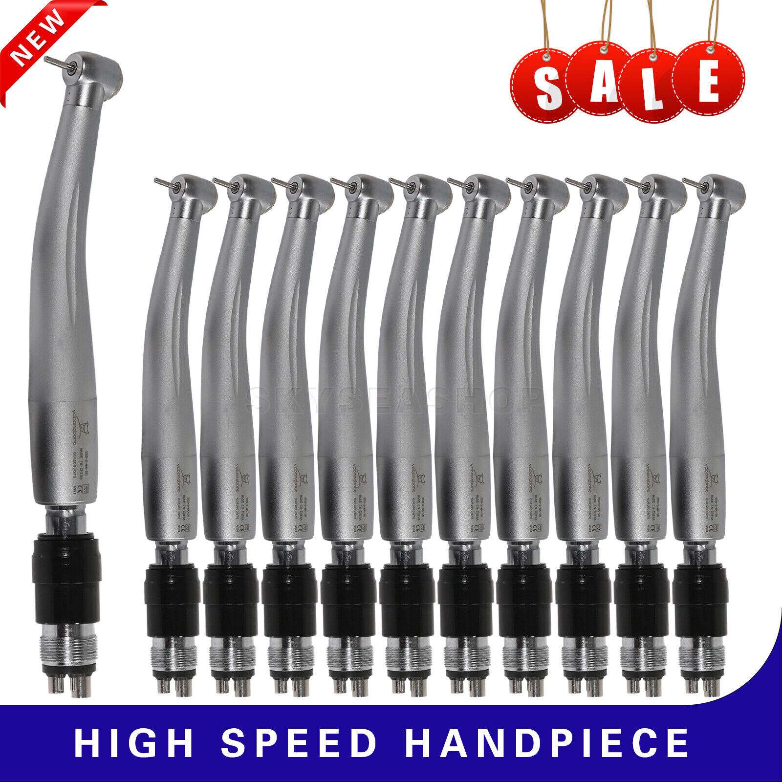 10 NSK Style Dental standard High Speed Handpiece Quick Coupler 4 Hole YBNK4 Juz