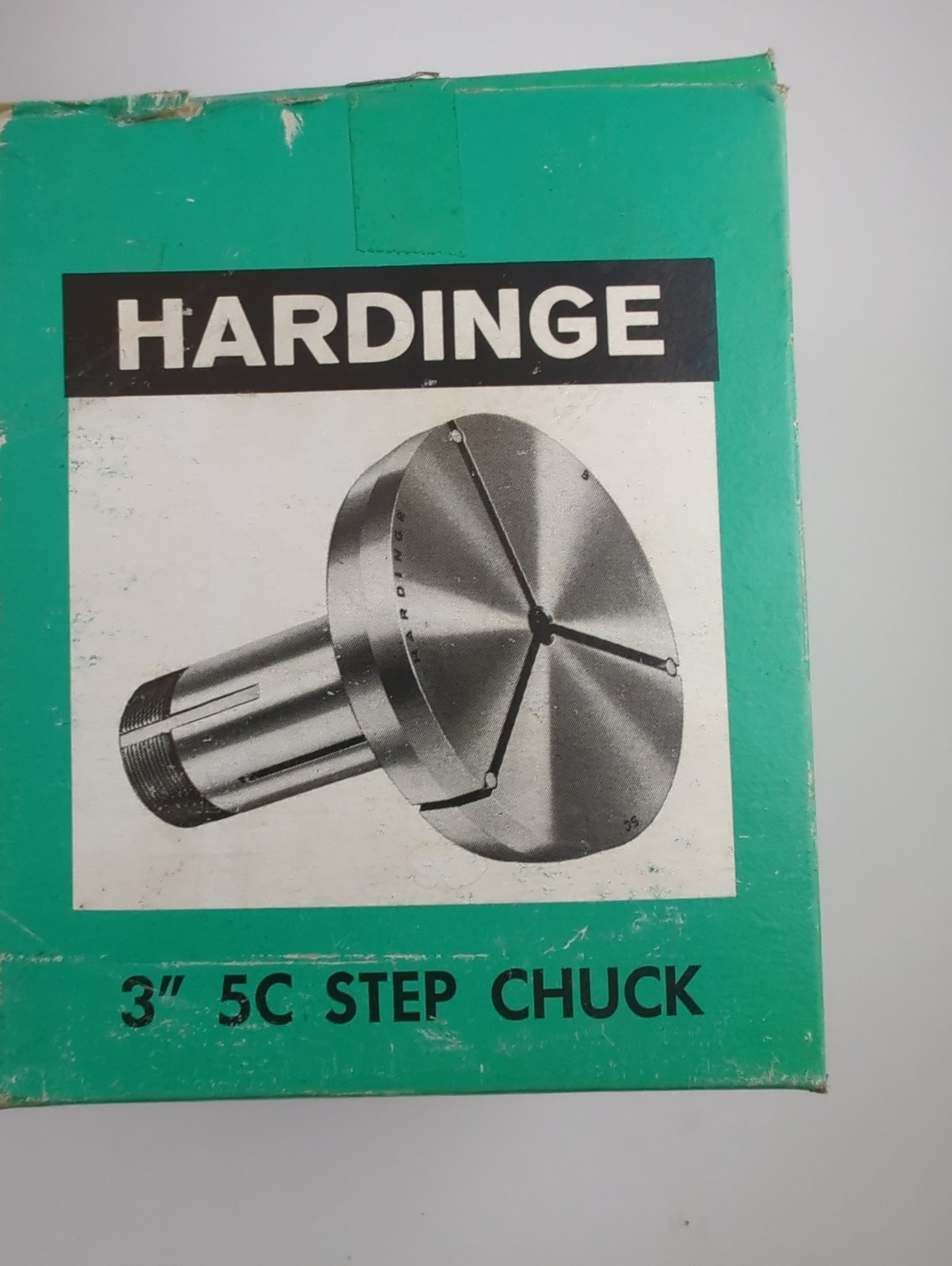 Hardinge 3” 5C Step Chuck Lathe Emergency Collet Fixture In Original Box