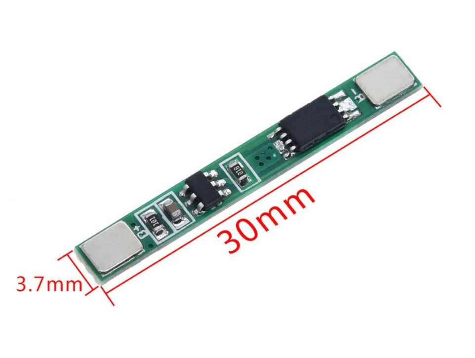 1S 3.7V 3A li-ion BMS PCM battery protection board pcm for 18650 lithium ion li