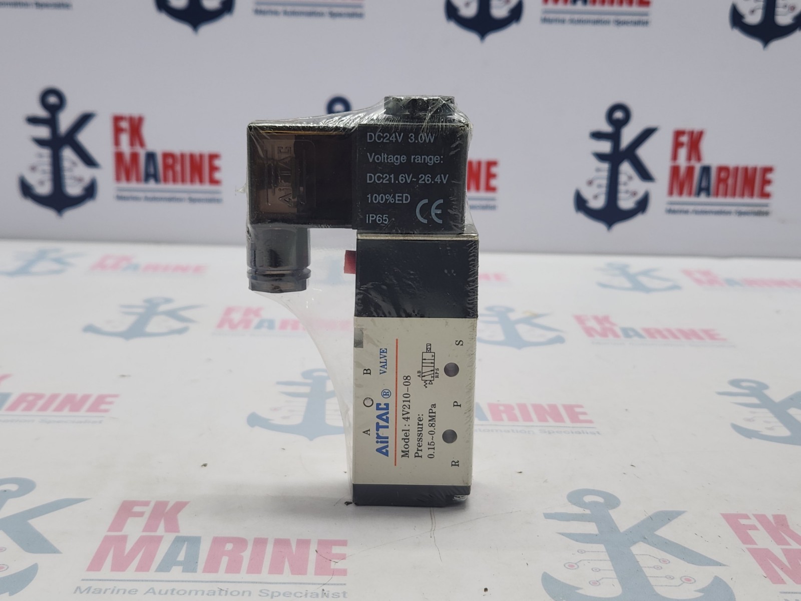 AIRTAC 4V210-08 SOLENOID VALVE 0.15~0.8MPA
