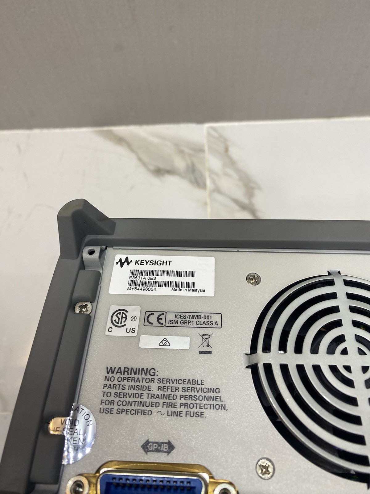 KEYSIGHT TECHNOLOGIES E3631A Triple Output DC Power Supply