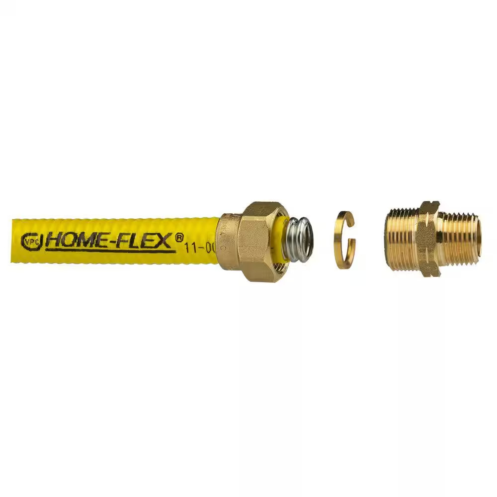 1/2 In. X 25 Ft. CSST MPT/FPT Connection Kit (1) 1/2 In. MPT Male Adapter (1) 1/