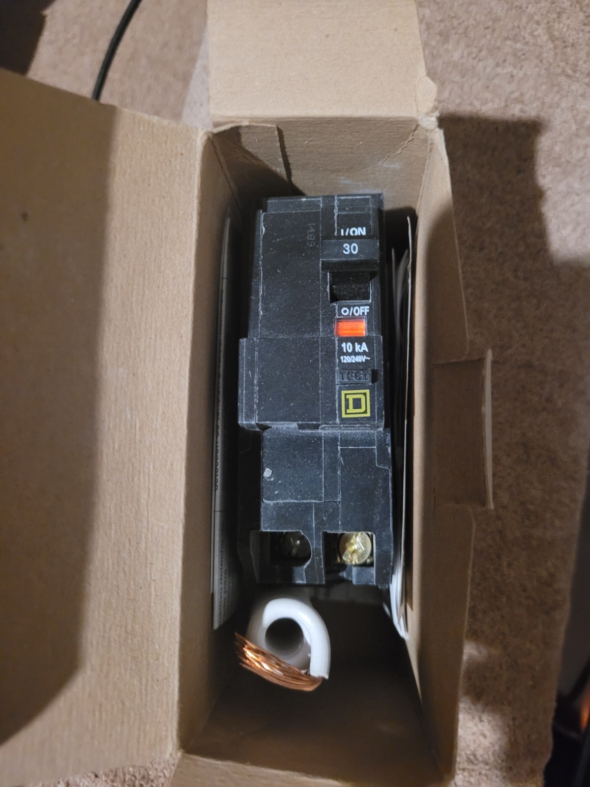 New Square D QO230EPD Circuit Breaker 25A 120V 60Hz 1 Pole