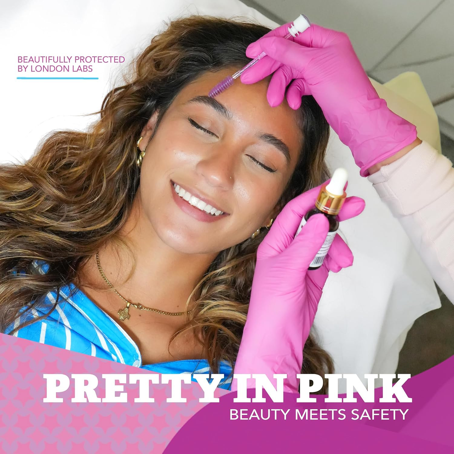 4 Mil – Fuchsia Pink Nitrile Gloves – Disposable Latex Free & Powder Free– Chemi