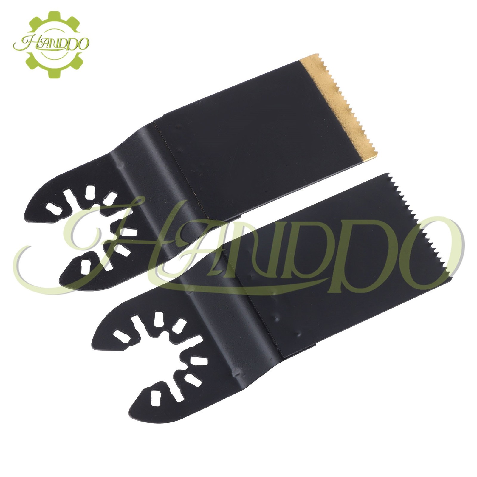 50PCS Titanium Oscillating Saw Blades Wood Plastics Metal Multitool Blades