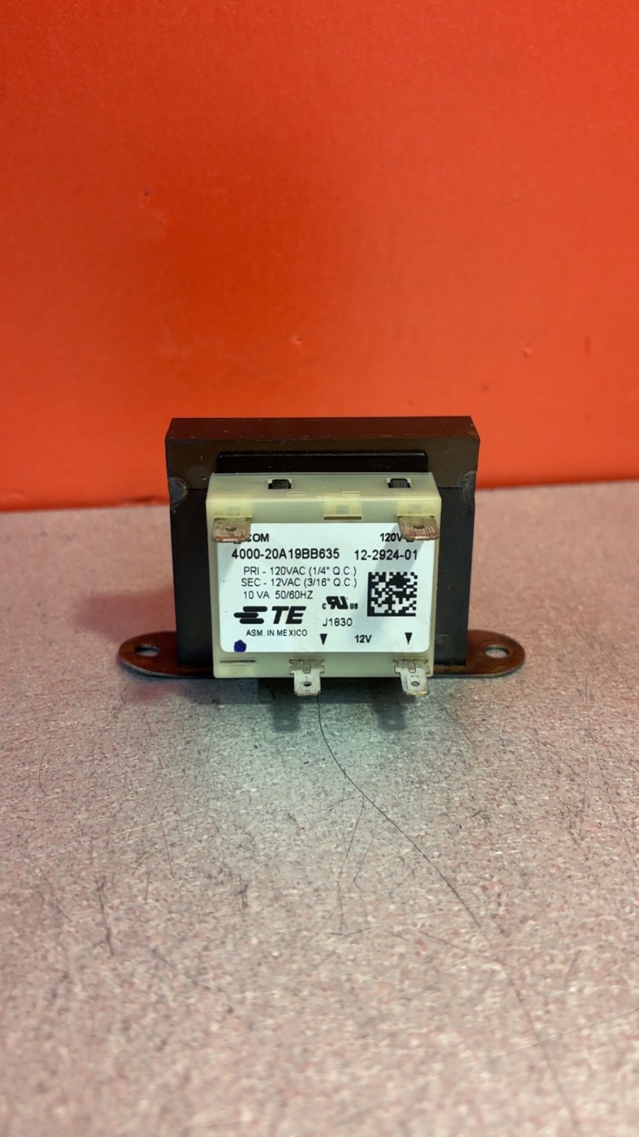 4000-20A19BB635 Scotsman Transformer 120V 50/60HZ PRI 120V AC. SEC 12V AC