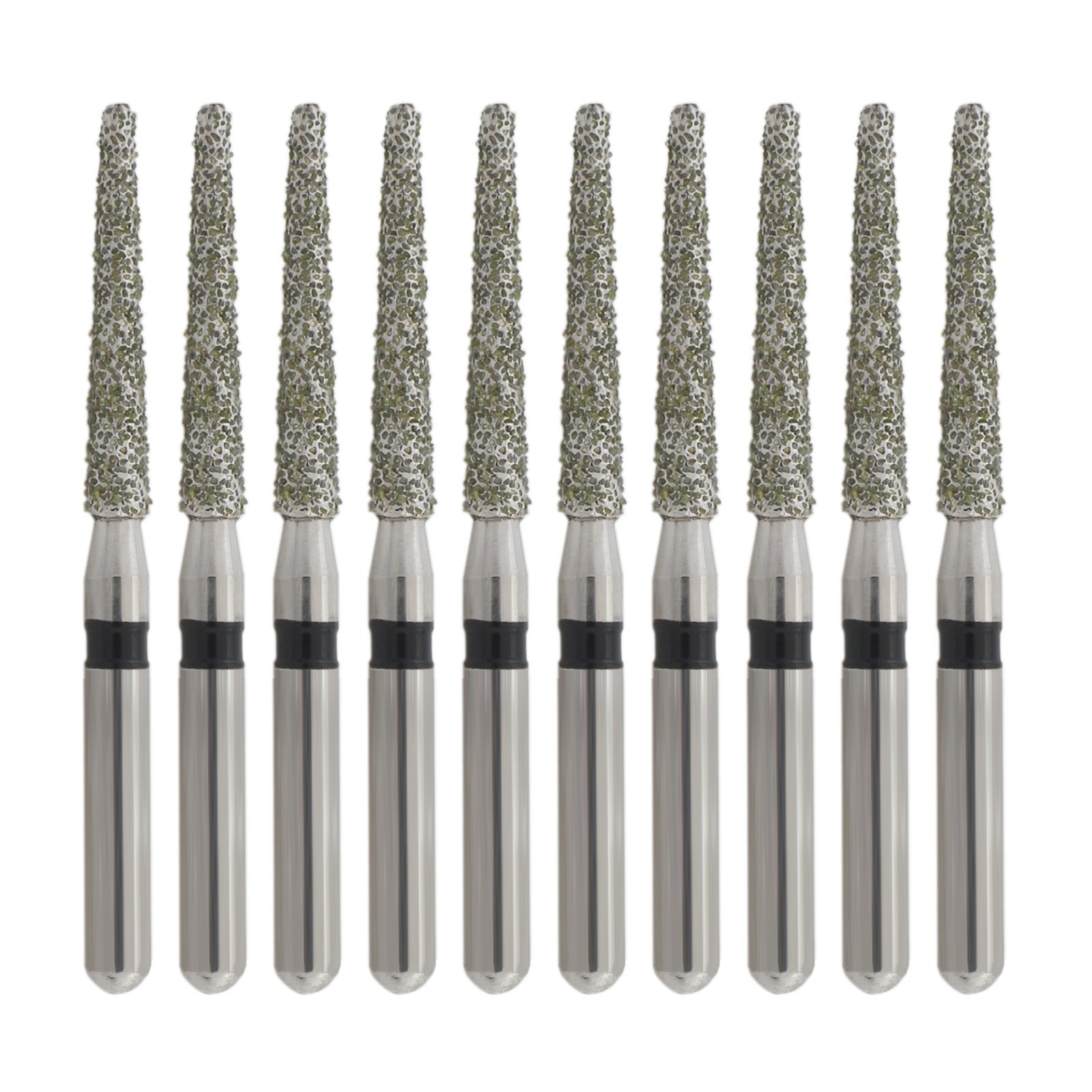 Multi-Use Dental Diamond Burs Round End Taper FG 850/016SC Super Coarse Black