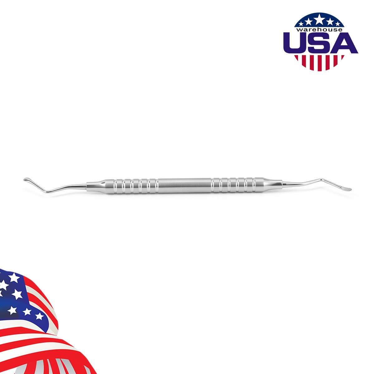 Dental Spoon Excavator Restorative Alveolar Socket Curette Double Ended