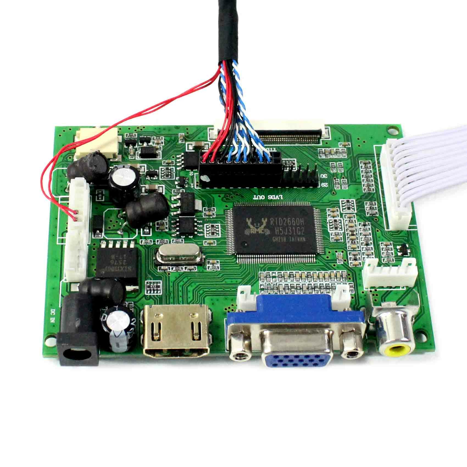 HD MI VGA 2AV LCD Controller Board 15″ LQ150X1LW94 1024×768 IPS LCD Screen