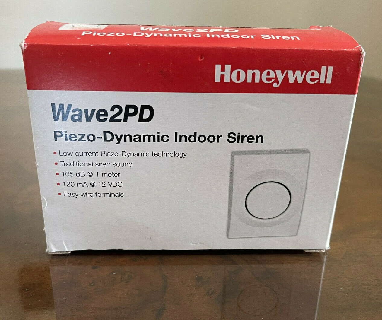 NEW Honeywell Ademco WAVE2PD Piezo-Dynamic Indoor Security 2-Tone Siren 105dB